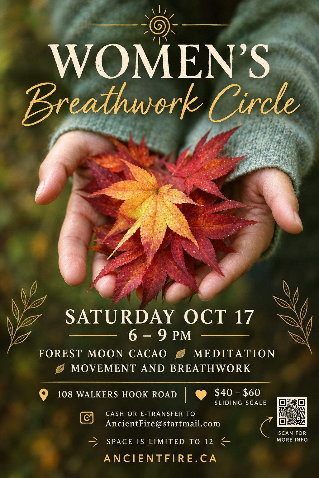 Women's Breathwork Circle event poster